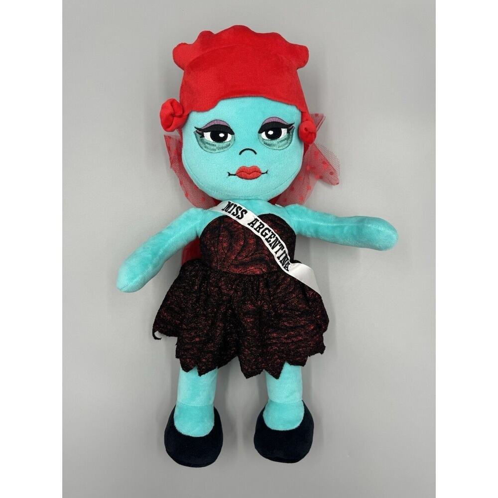 Beetlejuice Miss Argentina 17 Inch Stuffed Doll Plush Tim Burton
